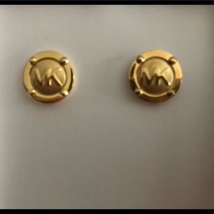 Michael Kors goldtone stud earrings